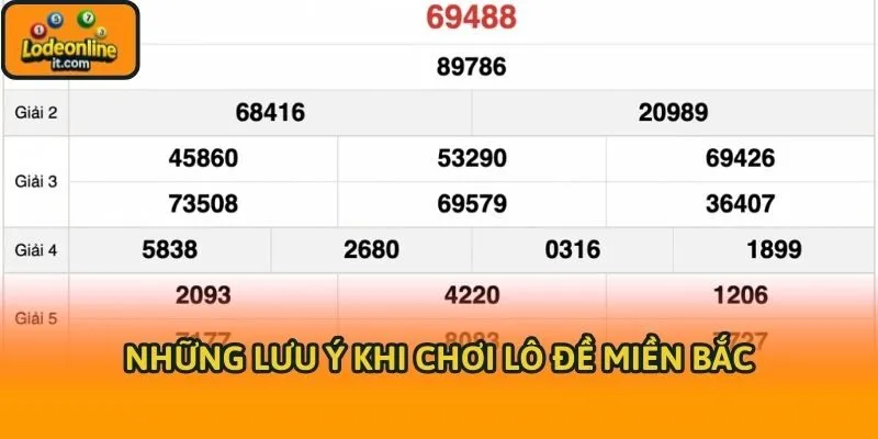 Những lưu ý khi chơi lô đề miền Bắc